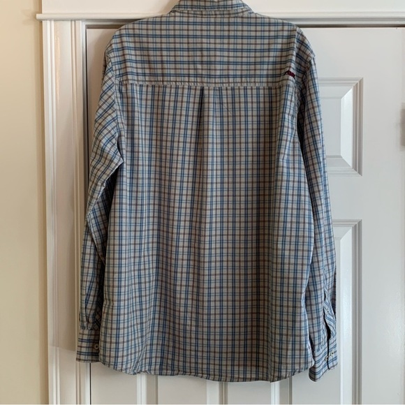 Mountain Khakis Mens L  Plaid Long Sleeve Uptown Tattersall Button Down Shirt - Picture 2 of 7